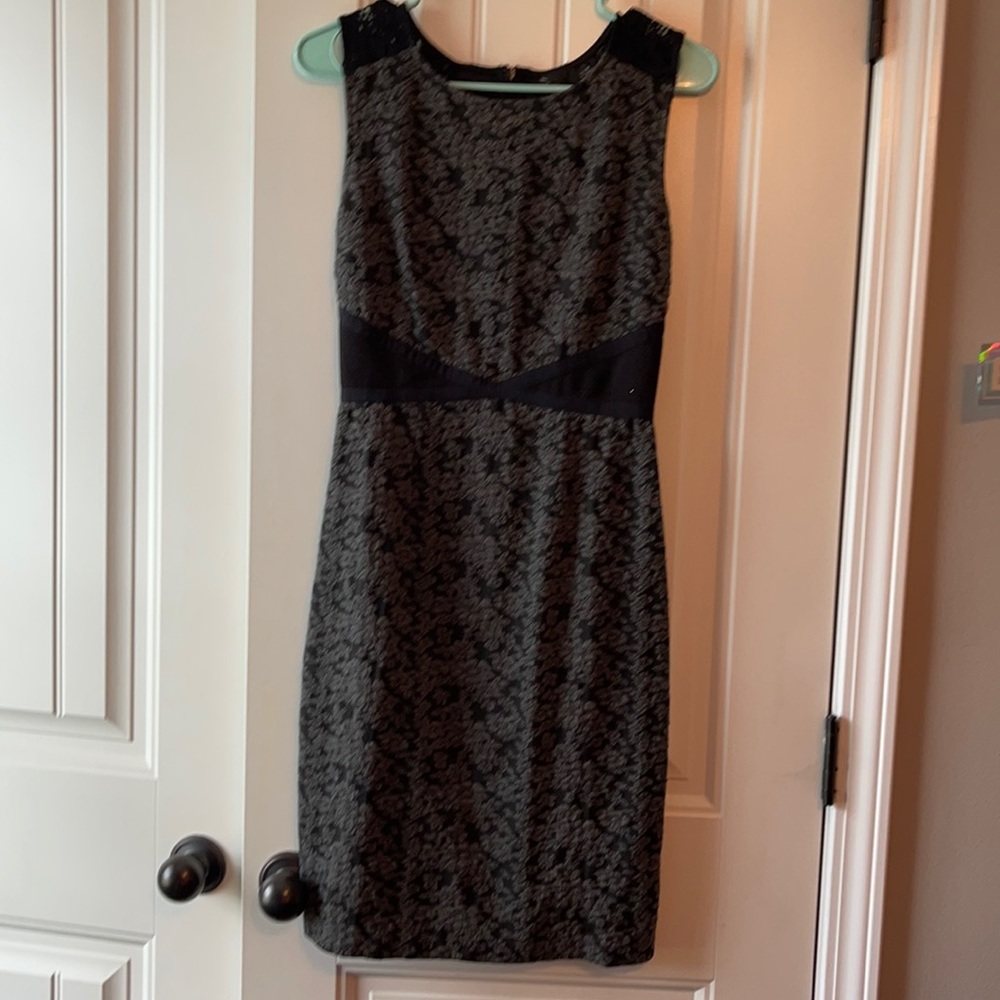Black & gray dress